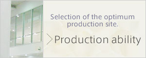 Selection of the optimum production site. Production ability